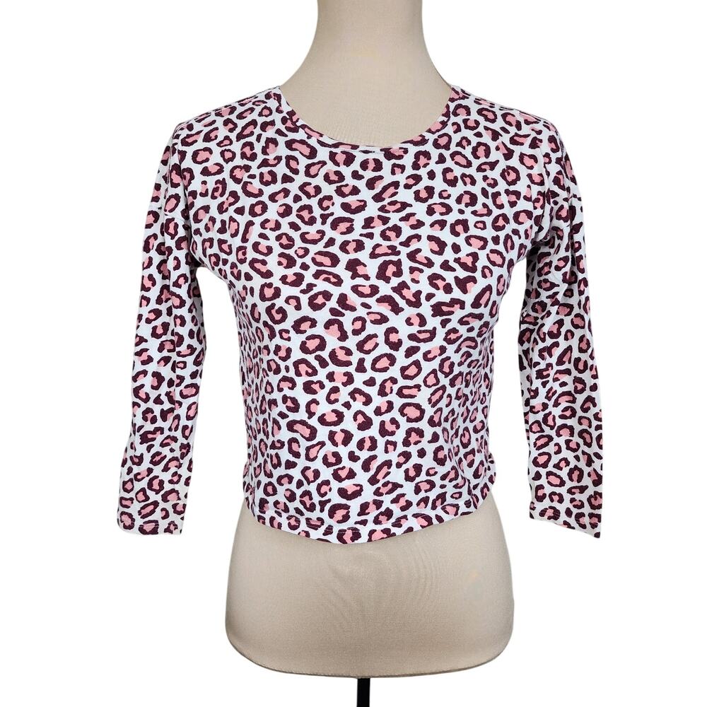Medium Leopard Cheetah Print Crop Top